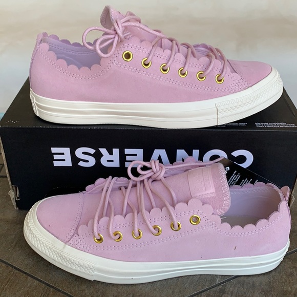 CONVERSE CTAS OX PINK FOAM/GOLD/EGRET WMNS - Picture 2 of 14